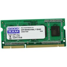 Модуль пам'яті SODIMM GoodRam DDR-IIIL 4Gb 1600MHz PC3-12800 Модуль пам'яті SODIMM GoodRam DDR-IIIL 4Gb 1600MHz PC3-12800