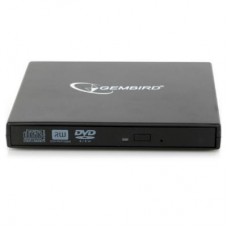 Зовнішній оптичний привід Gembird, Silver, DVD+/-RW, USB 2.0 (DVD-USB-02-SV)