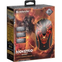 Мишка Defender Monstro GM-510L Black (52510)