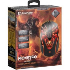 Мишка Defender Monstro GM-510L Black (52510)