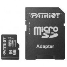 Карта пам'яті Patriot LX microSDXC Class 10 UHS-I 64Gb (PSF64GMCSDXC10)