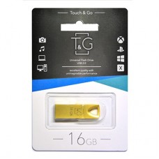 USB флеш накопичувач USB 16GB T&G 117 Metal Series Gold (TG117GD-16G)