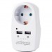 Зарядное устройство EnerGenie 2 USB x 2.1A EG-ACU2-02