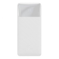Батарея універсальна мобільна Baseus Bipow 20000mAh, 15W, USB-C/3A, 2*USB-A/3A(max.), +cable, white (PPBD050102)