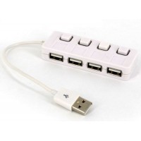 USB-хаб Frime 4-х портовый 2.0 White (FH-20011)