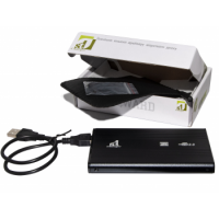 Зовнішня кишеня 2.5" 1stCharger, чорна, USB 2.0, 1xSATA HDD/SSD