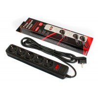 Фильтр-удлинитель FrimeCom 3.0 м, чорний, 5 розеток , FC-B4005W 3 m
