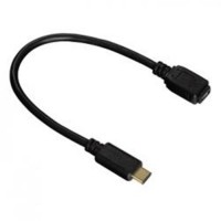 Кабель ATcom USB 2.0 AF - Type-C OTG, 0.1м, пакет (14716)