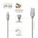 Кабель Intaleo CBGNYL2 USB-Lightning 2м Grey