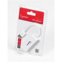 Сетевая карта Gembird NIC-U2-02 USB - Fast Ethernet, белый
