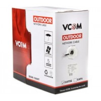 Кабель UTP 5e (бухта, 305м) VCOM CCA Solid 4 pairs 24AWG