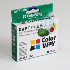 Совместимый картридж ColorWay, Epson St. S22/ SX125/ 130, Cyan
