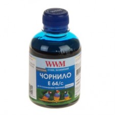 Чернила WWM Epson L100, E64/С, Cyan, 200г Чернила WWM Epson L100, E64/С, Cyan, 200г
