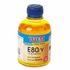 Чернила WWM Epson L800, Yellow, E80/Y, 200г.