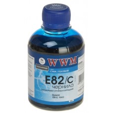 Чернила WWM для Epson StPhoto Cyan, E82/C-2, для Epson Stylus Photo R270/ R390/ R1400/ RX590, 100г.
